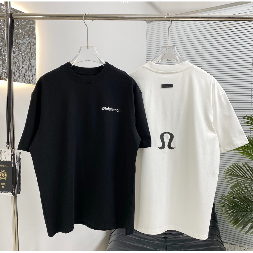เสื้อยืดแขนสั้นผ้าฝ้ายแท้สำหรับผู้ชายและผู้หญิง สไตล์ใหม่ สวมใส่สบายในซัマー
