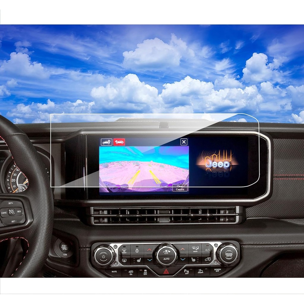 2025 Jeep Wrangler ป้องกันหน้าจอสําหรับ 2024 2025 2026 Jeep Wrangler JL Gladiator 4xe Sport Rubicon 