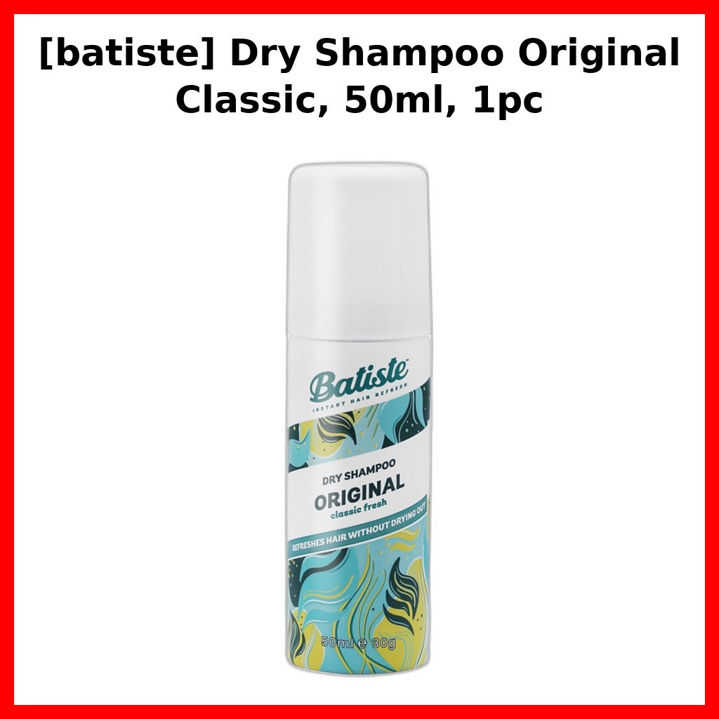 [batiste] Dry Shampoo Original Classic, 50ml, 1pc / Korean Dry Shampoo / Lightweight Formula by ASTT