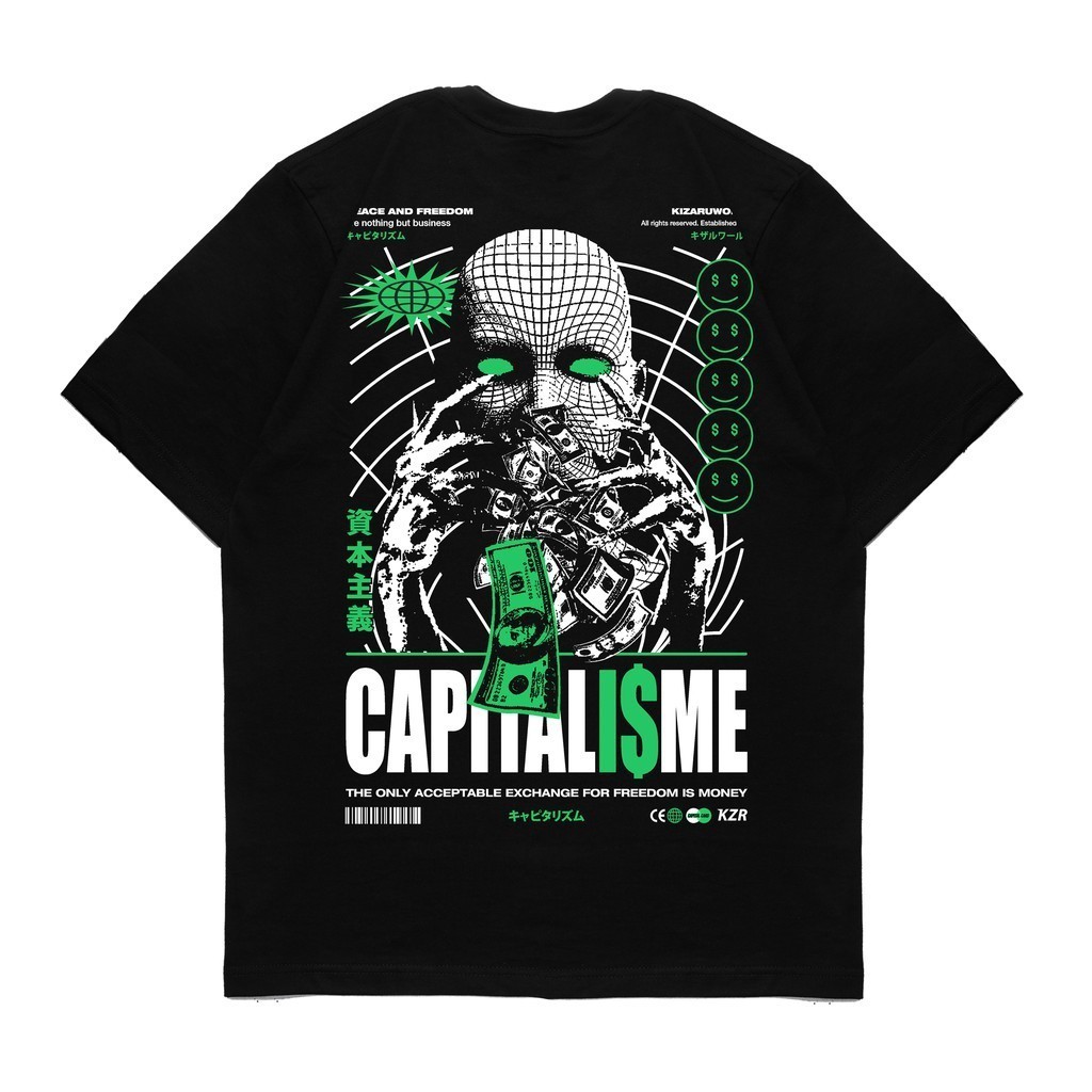 👕✨KIZARU เสื้อยืด Unisex Social Issue: CAPITALISM