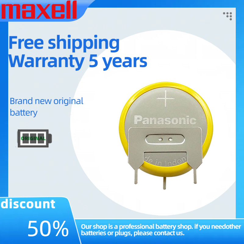 Panasonic CR2477 เซลล์ปุ่ม 3V พร้อมขาเชื่อมสําหรับหม้อหุงข้าว Personnel ตําแหน่งการ์ดกระดานหลักอุปกร