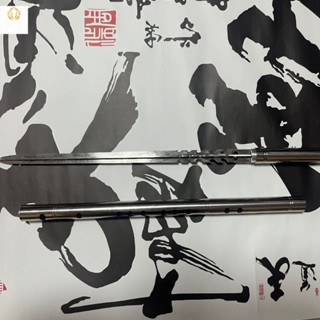 เริ่มต้นใช้งานง่าย กระบองสแตนเลสป้องกันตัว กระบองขลุ่ย ดาบขล…