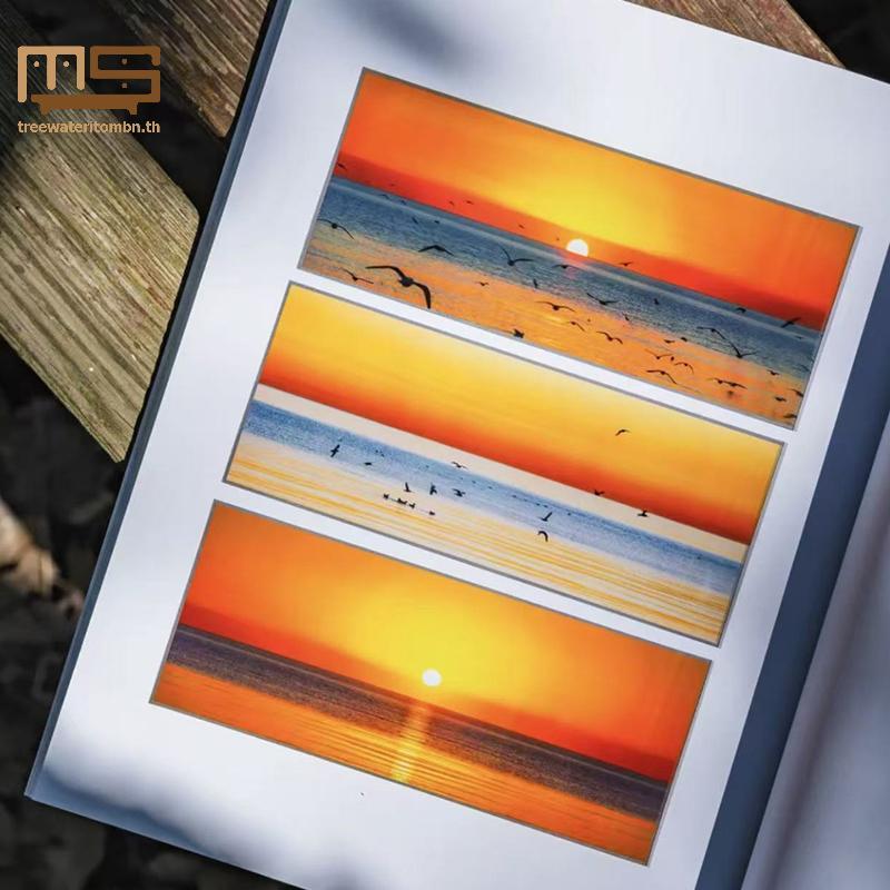 Tt Blue Sea Film Bookmark Book Accessories Student School Supplies Teacher Office Stationery mbn