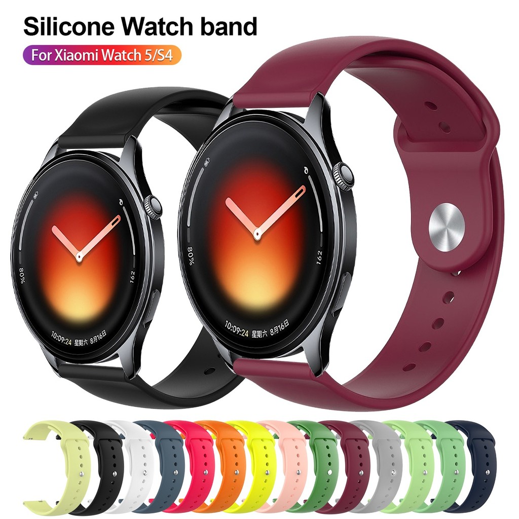 สายนาฬิกา 20มม 22มม สำหรับเปลี่ยน Xiaomi Watch 5 สายเปลี่ยนสำหรับ Xiaomi Mi Watch Color สายนาฬิกาสำห