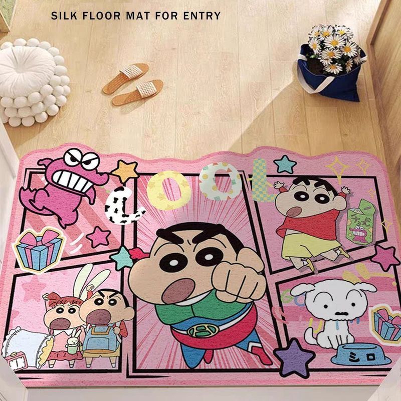 【พร้อมส่ง】พรมชินจัง  พรมเท่ๆ พรมลายการ์ตูนน่ารัก เหมาะสำหรับห้องน้ำ ห้องครัว หอพัก ห้องนอน พื้นที่กว้างขวาง ข้างเตียง หน้าต่างโค้ง ห้องนั่งเล่น