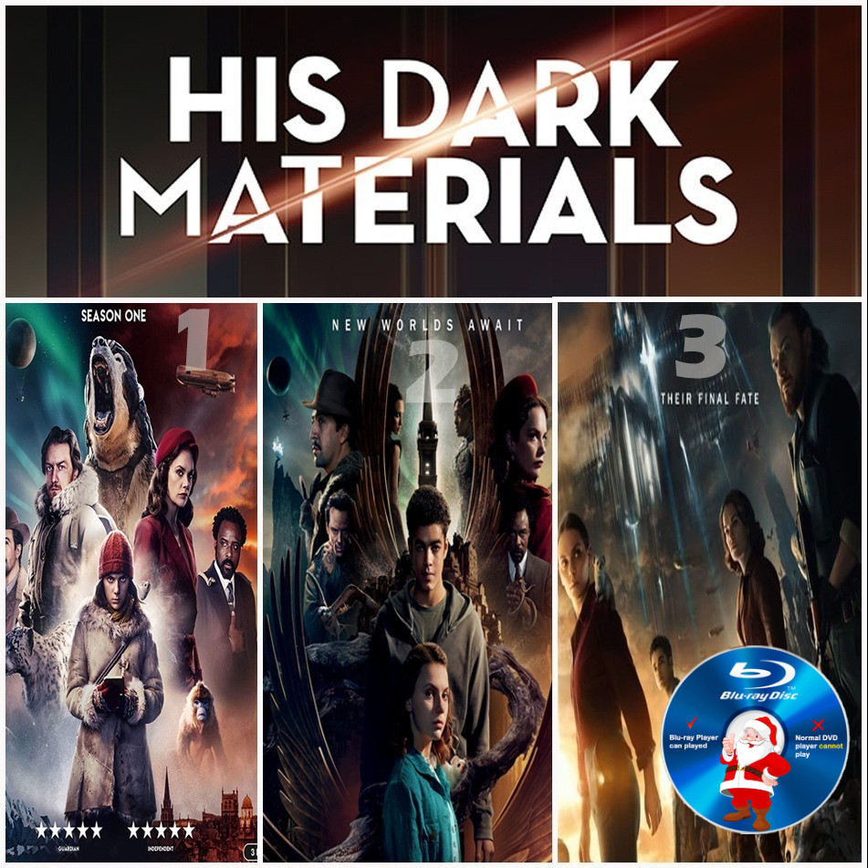 E-BLURAY TV SERIES COLLECTION HIS DARK MATERIALS SEASON 1/2/3