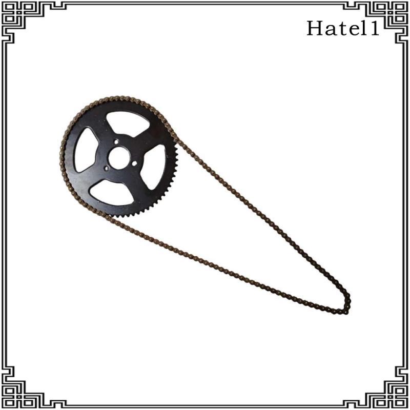 [Hatel] 25H 68T 68 ฟันเฟืองหลัง + โซ่สําหรับ 49cc 2 จังหวะ ATV Mini Pocket Bike