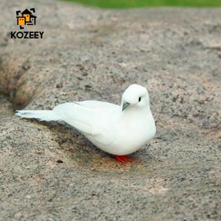 KOZEEY ประดิษฐ์ Pigeon Dove ที่สมจริงปลอมนกจําลอง Flocking B…