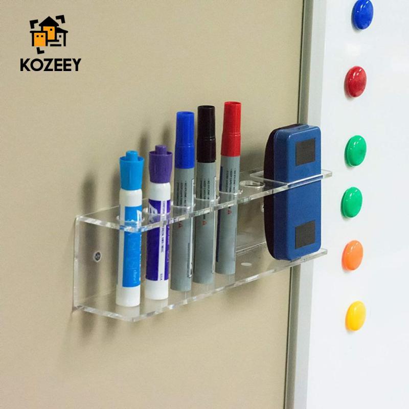 KOZEEY ที่ใส่ปากกาติดผนัง Anti Slip ไวท์บอร์ด Workplace แห้งยางลบ Board Wall Mount ถาดการประชุม Room Rack Marker Holder