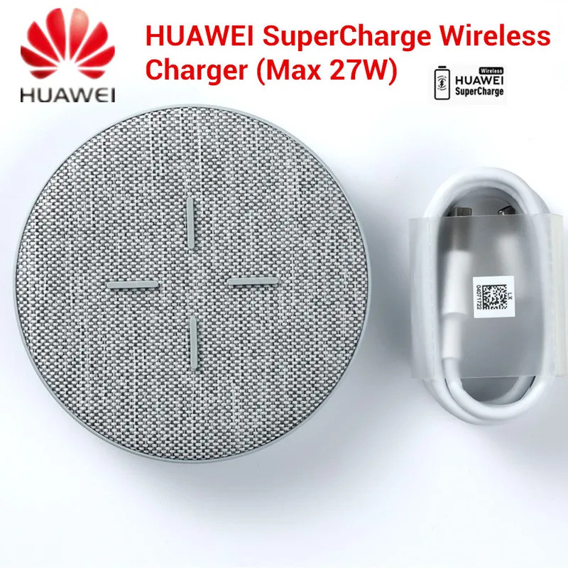 Huawei CP61 Wireless Charger 27W Max Super Charge สําหรับ Huawei Qi Standard Charge สําหรับ iPhone