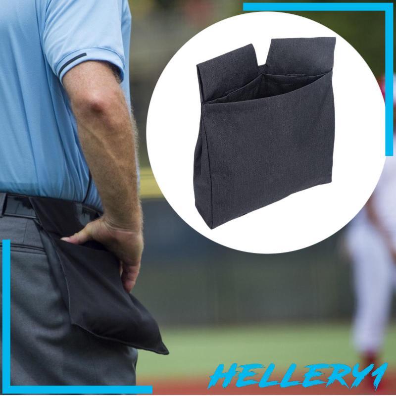 [Hellery1] Umpire Ball Bag โพลีเอสเตอร์เก็บกีฬาแบบพกพากระเป๋าผู้ตัดสินอุปกรณ์เสริมกระเป๋าซอฟท์บอล Pr