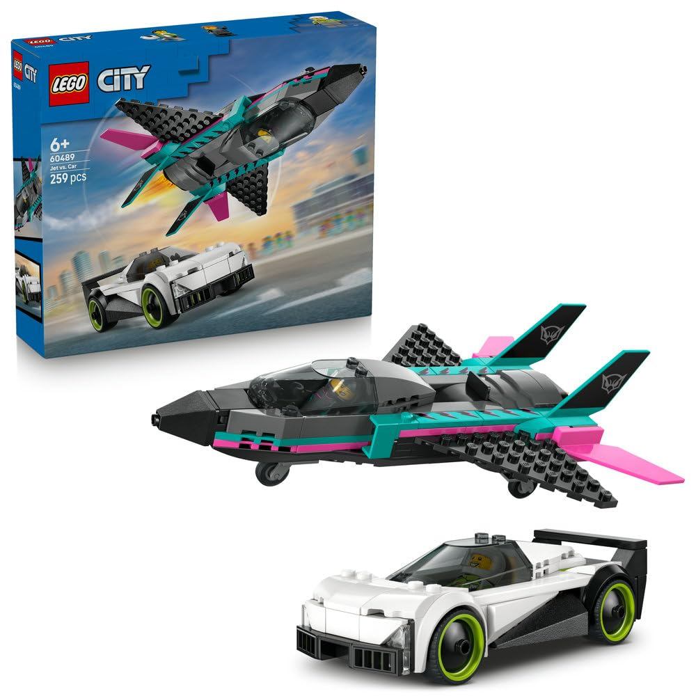 ของเล่นรถไถหิมะ LEGO City 60490
ของเล่นเครื่องบินเจ็ทและรถสปอร์ต LEGO City 60489
ของเล่นรถแทรกเตอร์ 