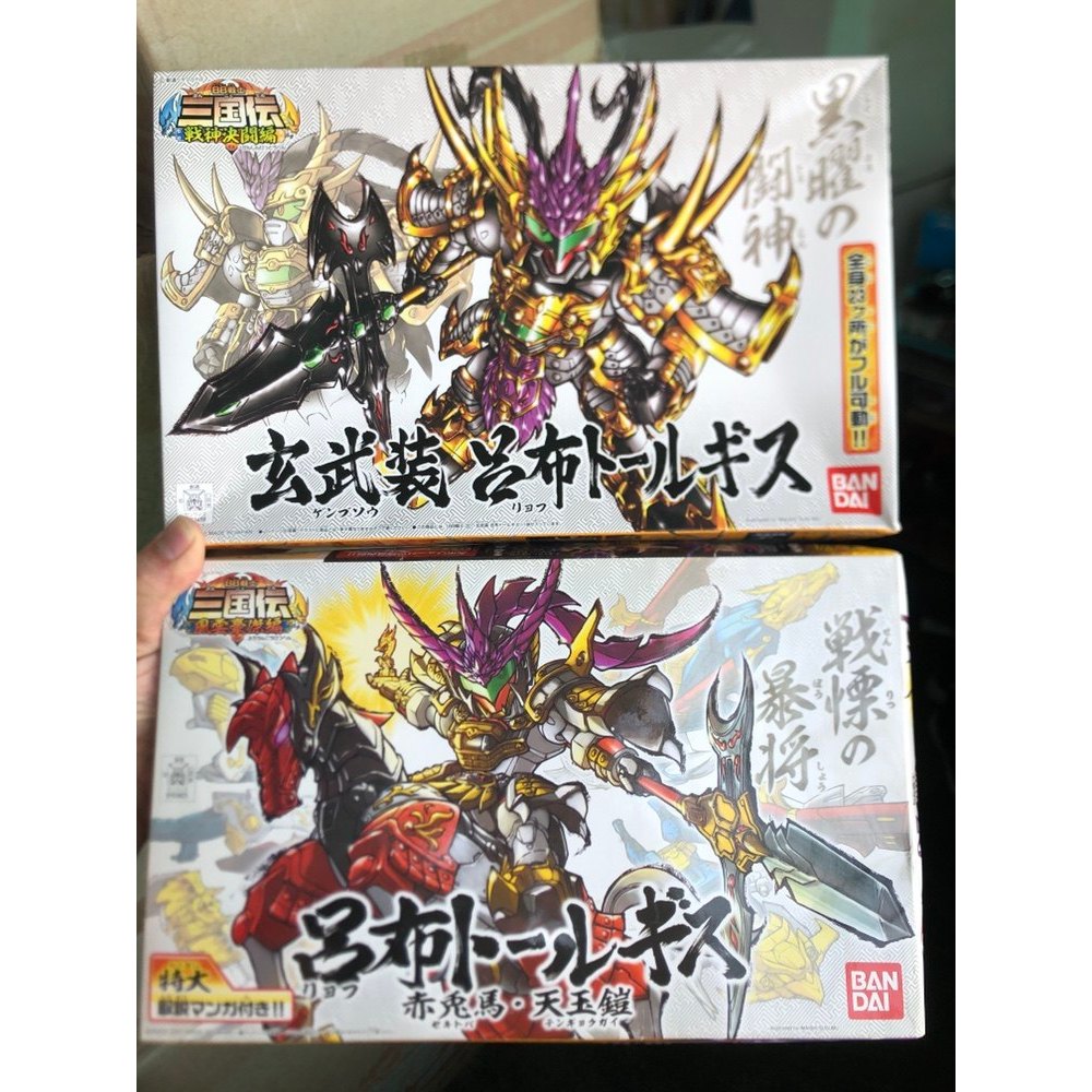 ตํานานสามก๊ก sd Gundam Lu Bu กระต่ายสีแดง Ma Xuan Armed Lu Bu Bandai รุ่นพร้อมสต็อกถ่ายภาพ จัดส่งทัน