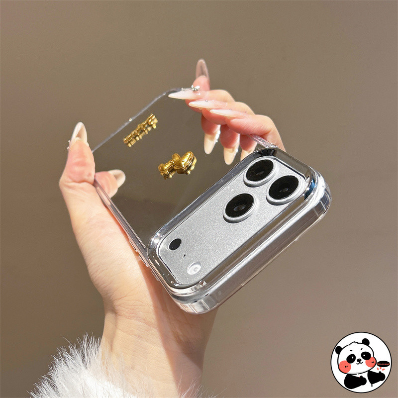 ปีใหม่Golden Ponyกระจกเคสโทรศัพท์สําหรับVivo V60 V50 V40 V40E V30E V30 V29 V27E V29E V25E V23E V21E 