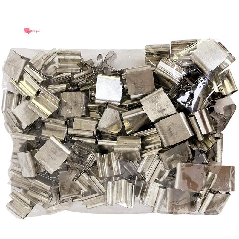 georg33100 ชิ้น Metal Wick Sustainer,ผู้ถือ Wick สําหรับเทียน Wick