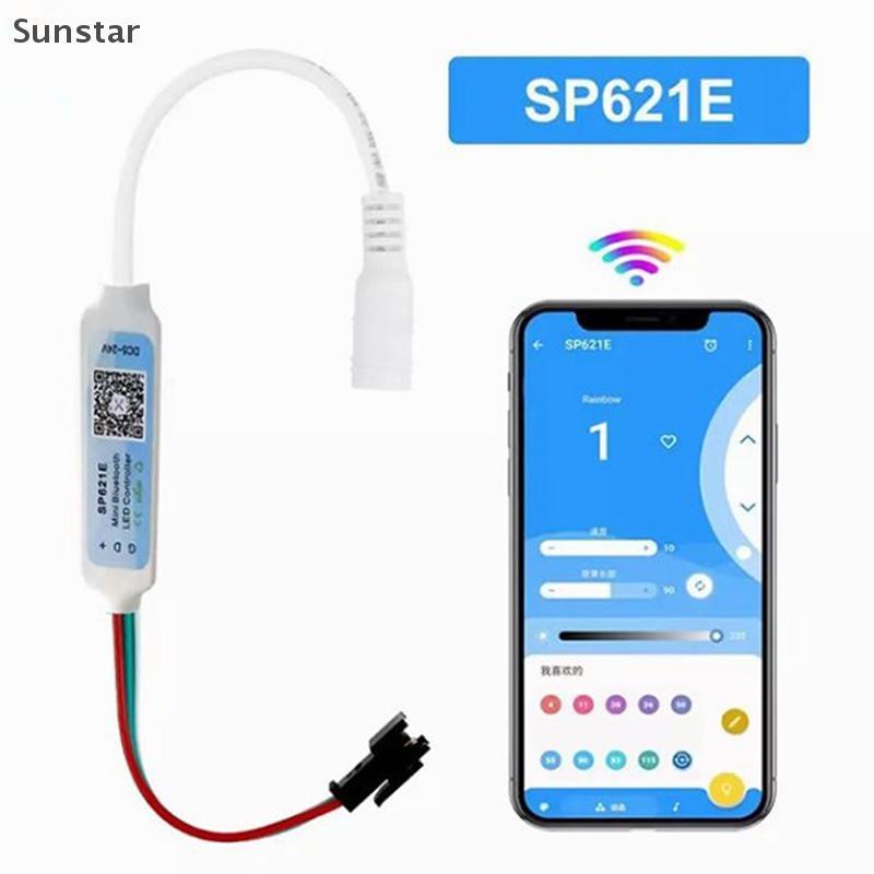 Sunstar SP621E RGB Controller สําหรับ WS2811 WS2812 WS2813 LED Strip Light Control -24V