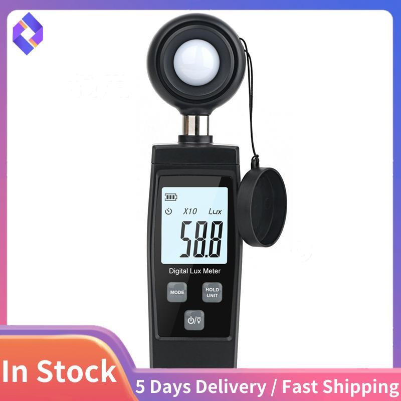 Digital Lux Meter 0-200, 000 Lux Digital LCD Pocket Light Meter Lux/FC วัดเครื่องทดสอบ Illuminometer
