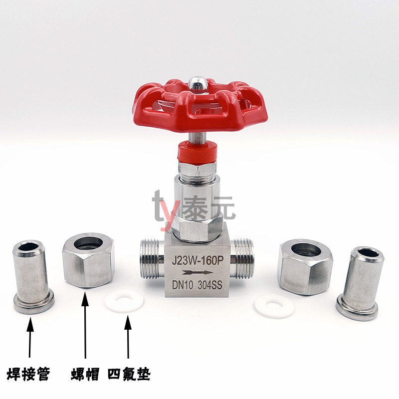 304/2011/16 สแตนเลส J21W/J23W-160P/64P แรงดันสูงเชื่อม Pin วาล์วตัดวาล์ว DN4.6