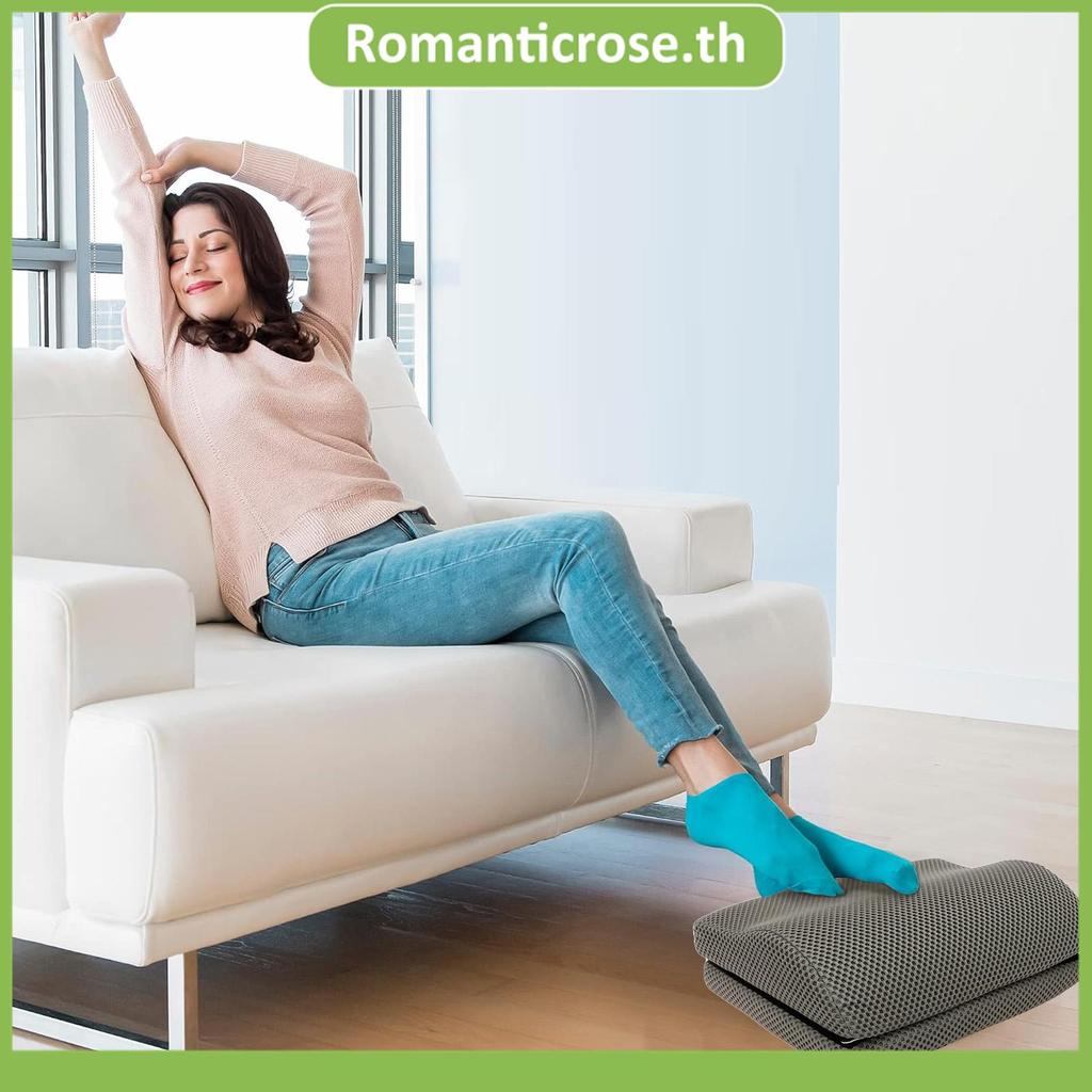 ที่วางเท้าที่ทํางานปรับความสูงได้สตูลวางเท้าผ้าตาข่ายโต๊ะที่วางเท้าตามหลักสรีรศาสตร์ SHOPSKC6185