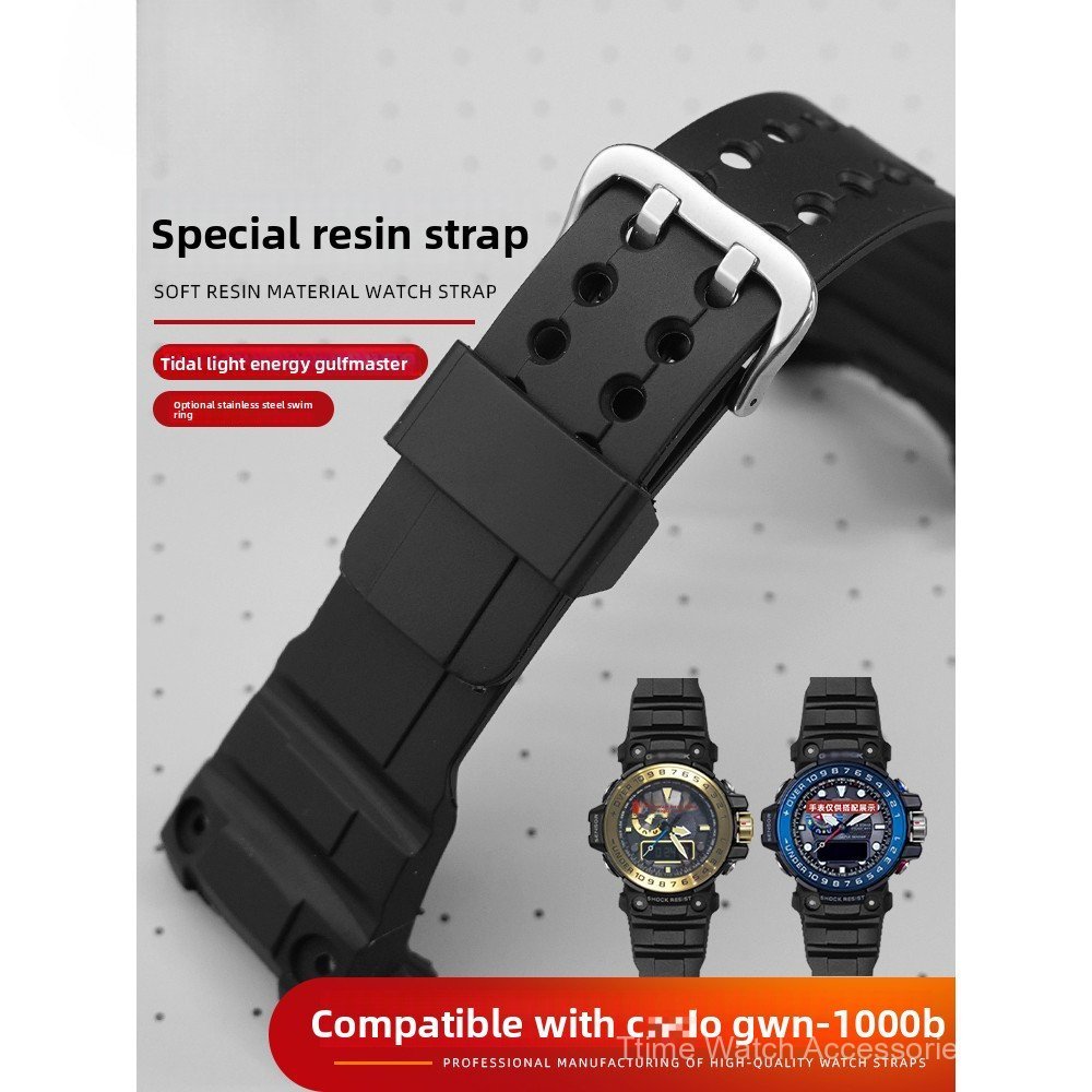 สําหรับ 5371 GWN-1000B/GWN-1000 Gulfmaster Strap สายรัดข้อมือเรซินกันน้ําแถบสบายและทนทาน