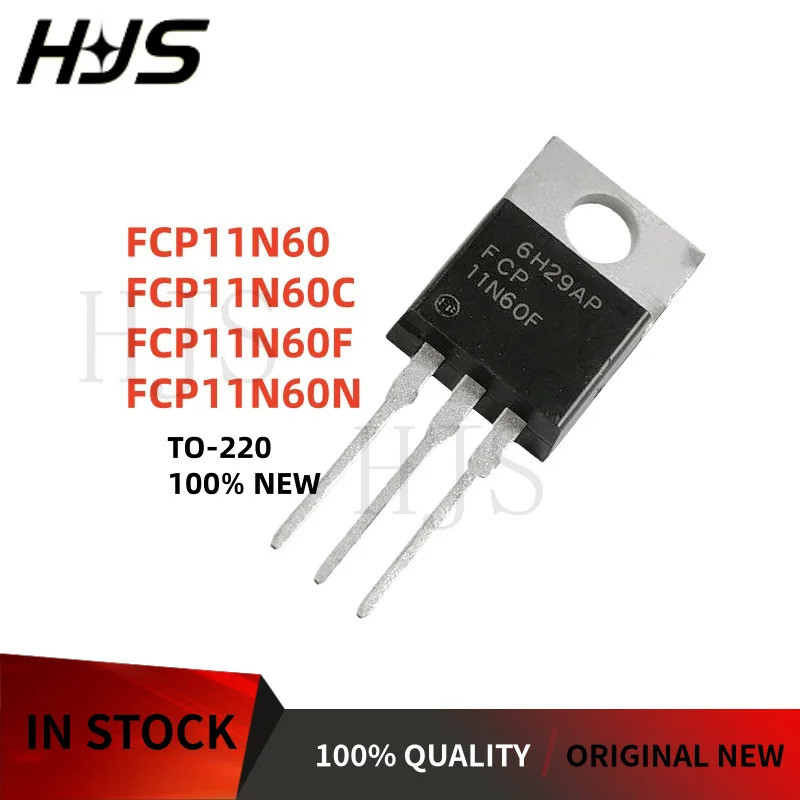 5PCS FCP11N60F FCP11N60 FCP11N60N FCP11N60C TO-220 MOSFET Field effect หลอดในสต็อก