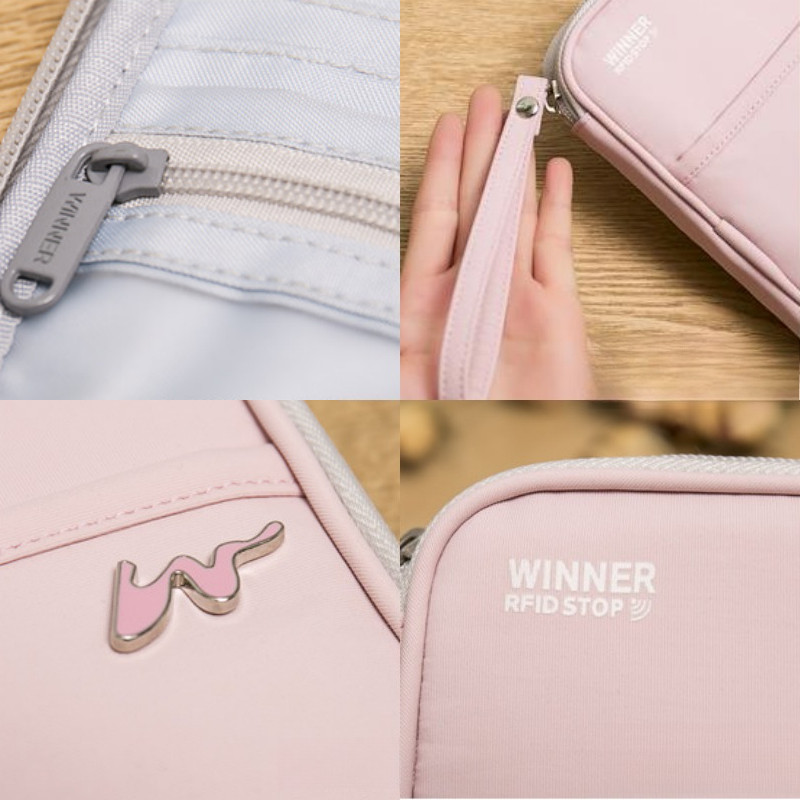 COD กระเป๋าพาสปอร์ต กระเป๋าใส่พาสปอร์ต กระเป๋าใส่หนังสือเดินทาง ป้องกัน RFID งานสวยตรงปก - รูปที่ 4