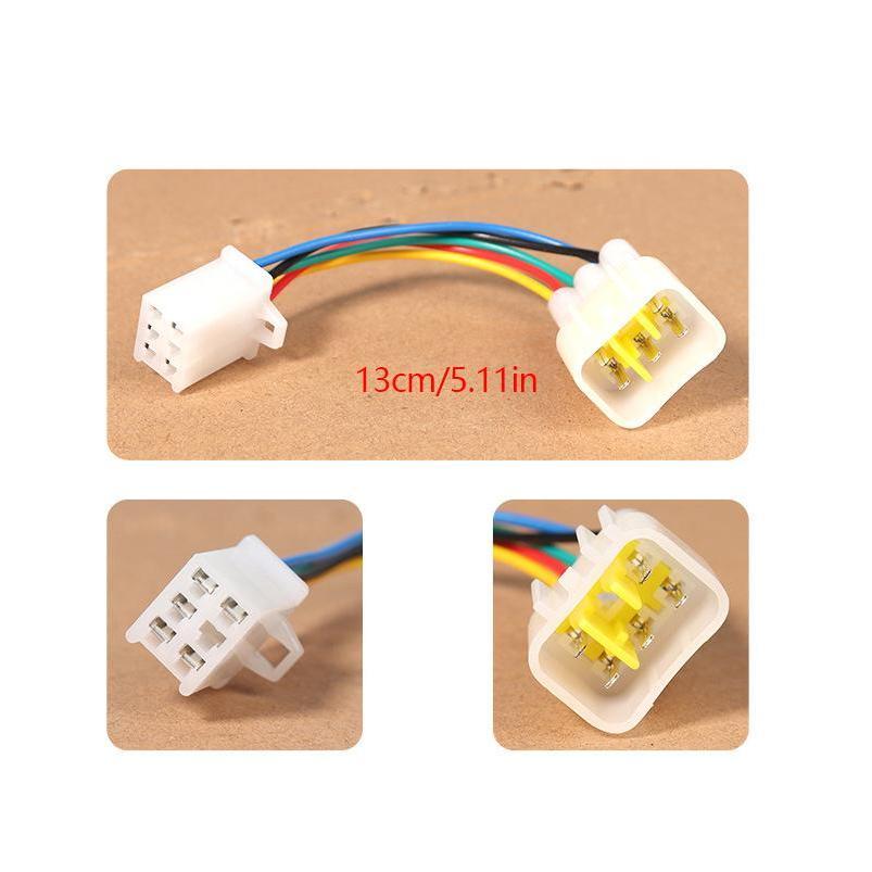 Technicolorsuper Hall สายไฟขยายเครื่องมือไฟฟ้า 5 พินชายหญิงกันน้ํา Hall Conversion Plug-in มอเตอร์ Hall อะแดปเตอร์ Ebike เครื่องมือ TSR - รูปที่ 7