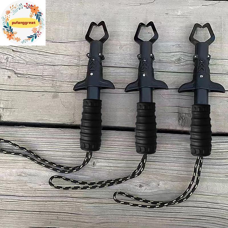 เครื่องมือจับปลา Gripper Lip Grippers สำหรับมือใหม่ ป้องกันสนิม มาพร้อมเครื่องชั่งน้ำหนัก