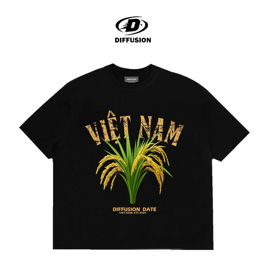 เสื้อยืด Form Boxy VIETNAM 260gsm Local Brand - DIFFERENT