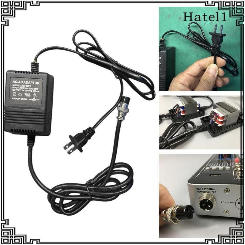 [Hatel] Audio Mixer อะแดปเตอร์ภายนอกน้ําหนักเบาแบบพกพา Mixer Power Supply Adapter สําหรับ Party KTV 
