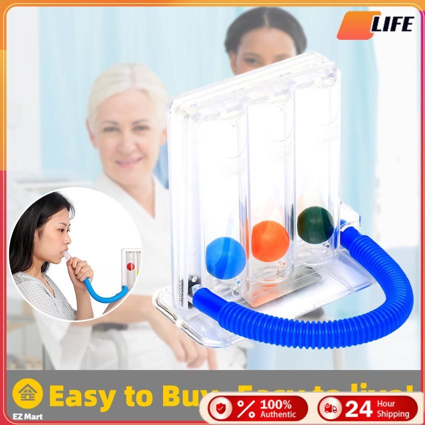 รองรับCOD！เครื่องช่วยบริหารปอด Triballs Incentive Spirometer แบบ Triflow