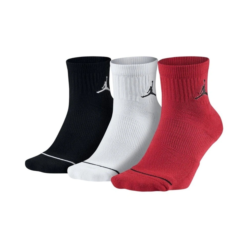 NIKE Unisex Basketball Jordan Everyday Crew Socks 3 คู่ DX9655902 / 261