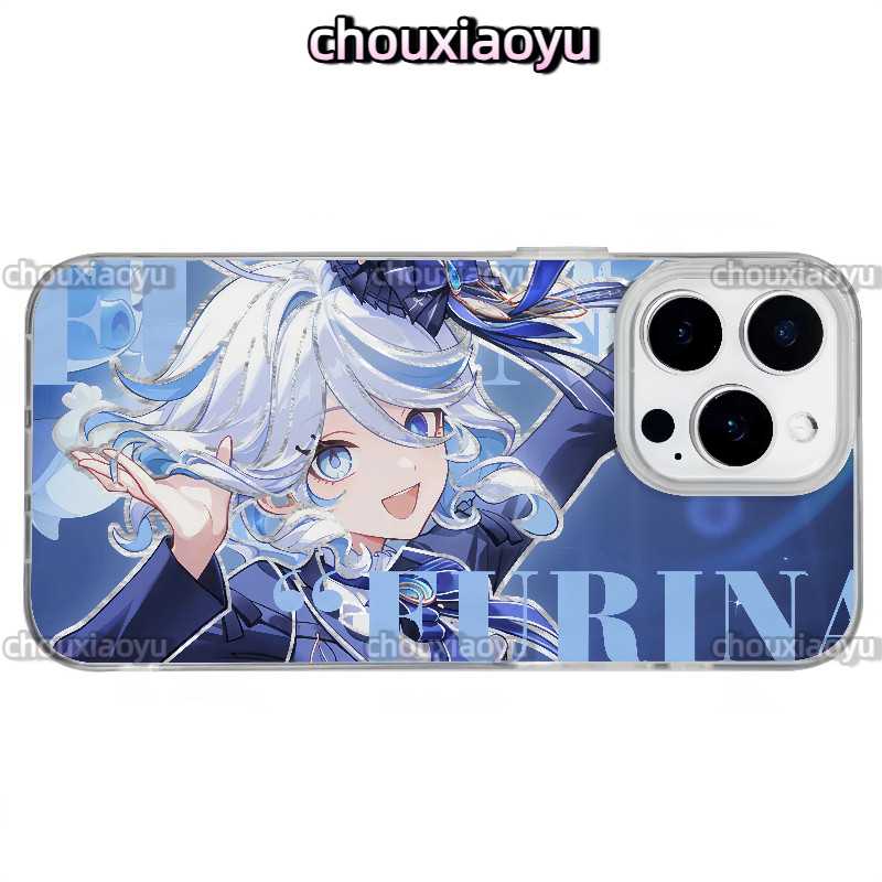 เหมาะสําหรับ OPPO Find X9 Pro X8 Pro Ultra Reno 15ProMax 15 14 13 Pro เคสโทรศัพท์ Genshin Impact‌ Furina อะนิเมะ Glacier รูปแบบ