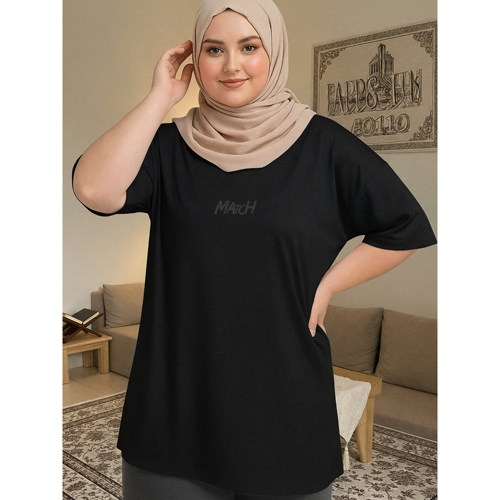 2R018 [AIYOU] XL-5XL เสื้อยืด Baju Perempuan สไตล์ Tshirt ผู้หญิง Seluar เสื้อผ้าสไตล์เกาหลีผู้หญิงข
