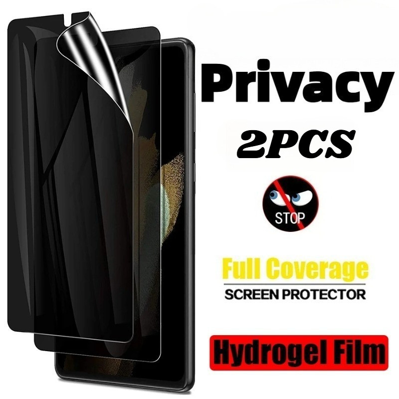 2 ชิ้นคลุมทั้งหมด Anti Spy ความเป็นส่วนตัว Hydrogel ฟิล์มสําหรับ Wiko T60 T50 T40 T30 T3 T20 T10 Ant