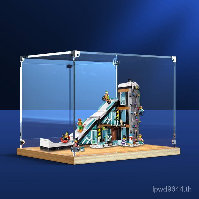 รุ่น60366กล่องตลาดสกีซิตี้ป้องกันฝุ่นปกมีความสุขบังคับแสดงชุดคริลิคกล่องเก็บการปีนหน้าผาสูง 3ดีเอ็นจ