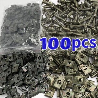 ชุดคลิปหนีบโลหะรูปตัวยู / สกรูเกลียวปล่อยและคลิปยึดสำหรับอุป…