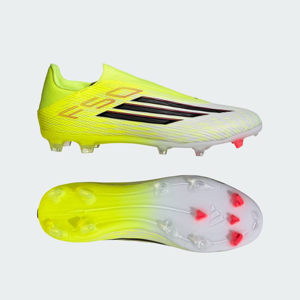 adidas ฟุตบอล รองเท้าฟุตบอลไร้เชือก F50 LEAGUE Firm Ground / Multi Ground Unisex สีเหลือง JP8346