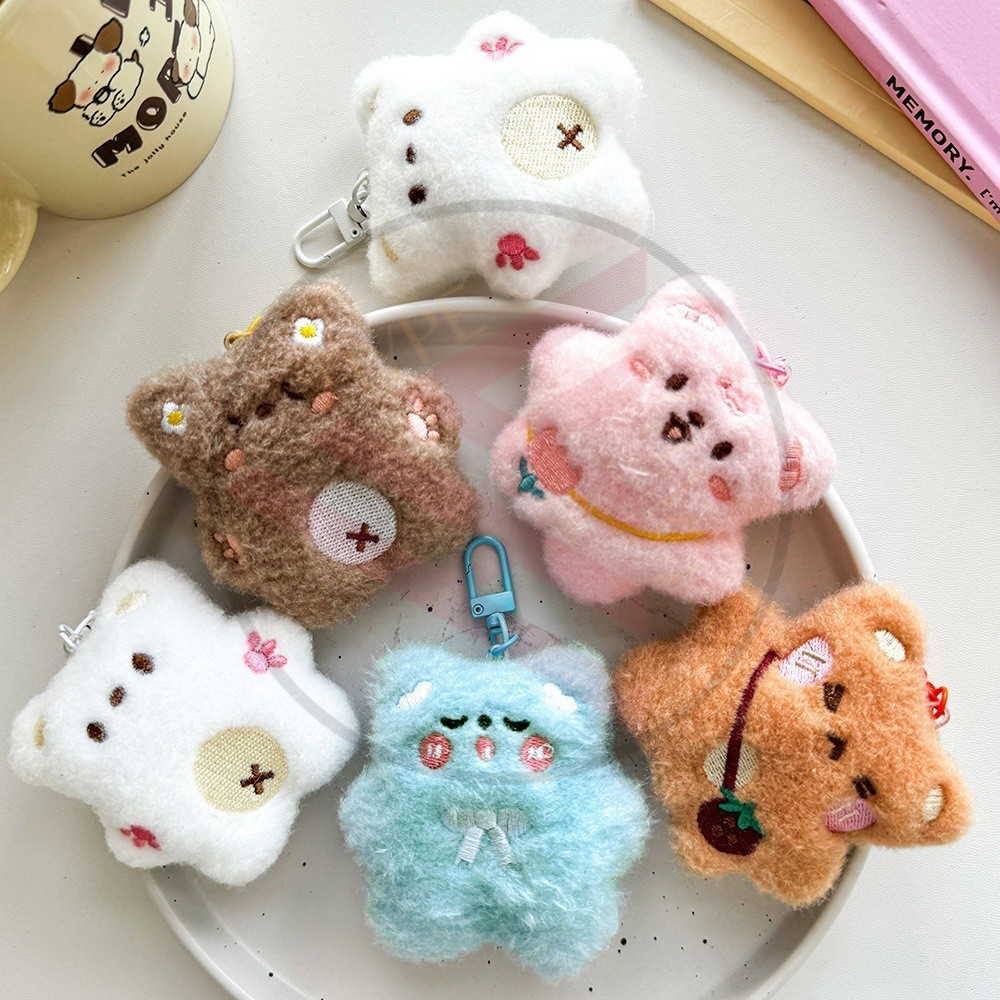 GANTUNGAN BAG CHARM KEYCHAIN BEAR SOUND GK-2188 FASHION ACCESSORIES