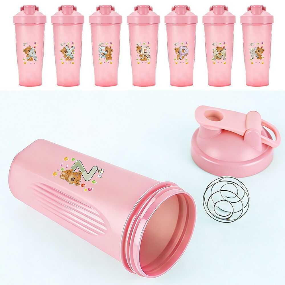 Shaker Bottle / Shaker Cup with Mixing Ball Unisex  Portable Sports Water Bottle  BPA-Free & Odorles