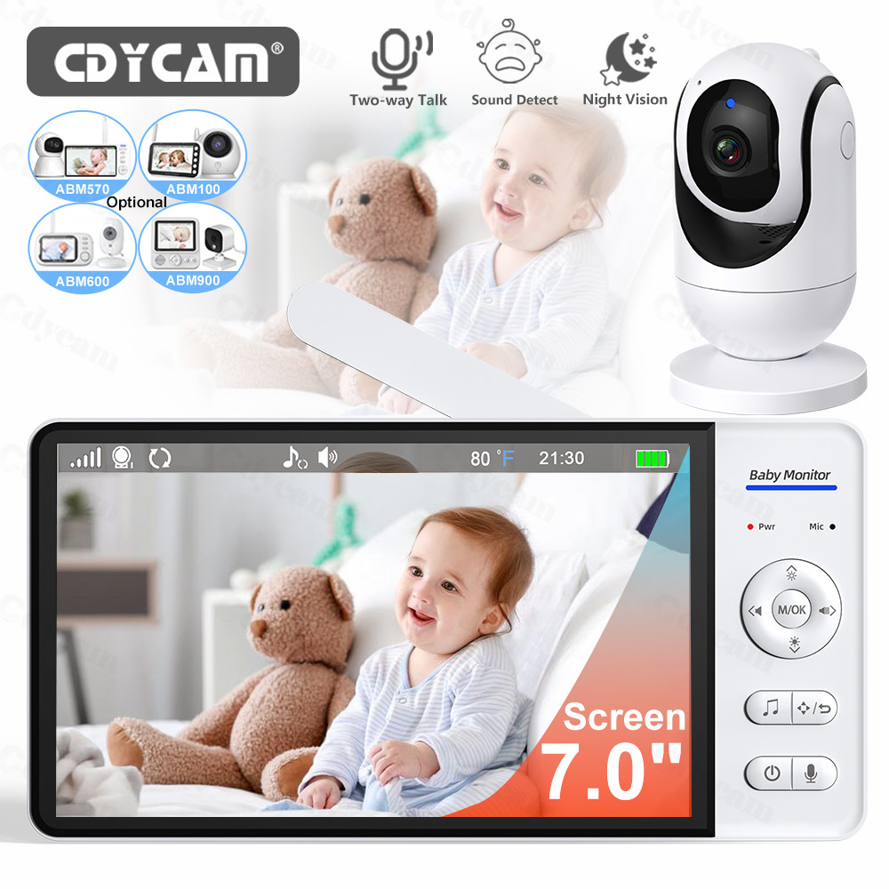 Baby Monitor พร้อมกล้อง 3.5 นิ้ว LCD Electronic Babysitter 2 Way Audio Talk Night Vision Video Baby 