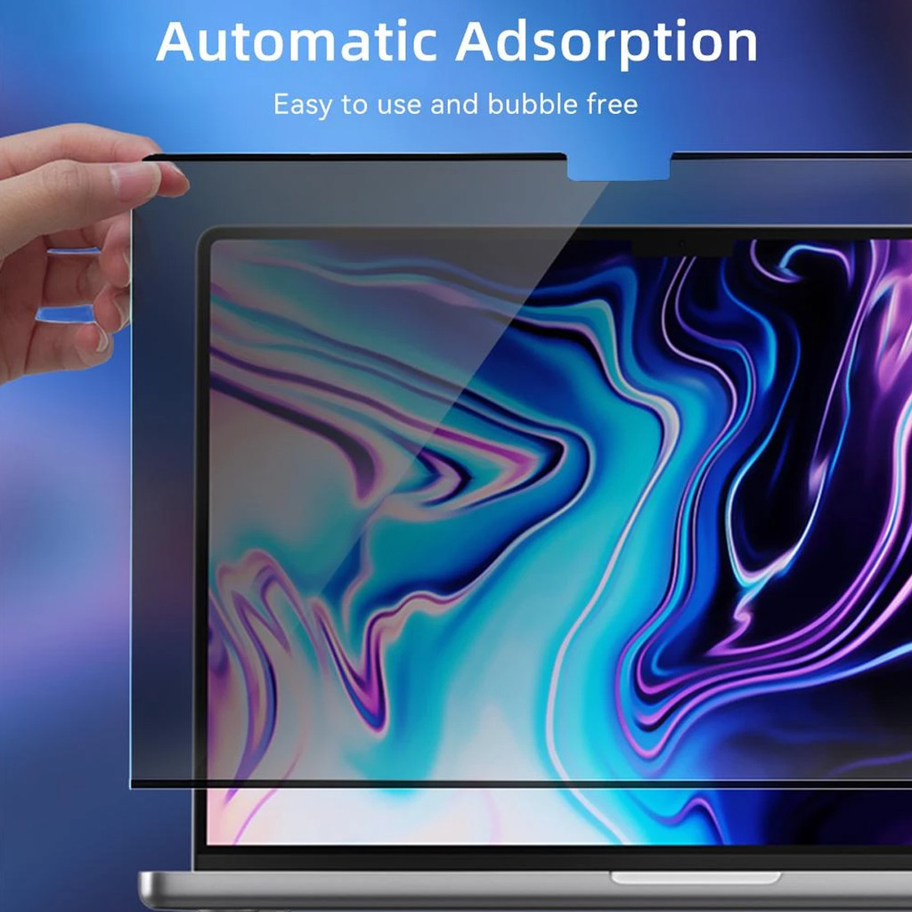ฟิล์มกันรอยหน้าจอ แบบแม่เหล็ก ป้องกันการแอบมอง สําหรับ MacBook Air 13.3 13.6 15 Pro13/14นิ้ว ถอดได้