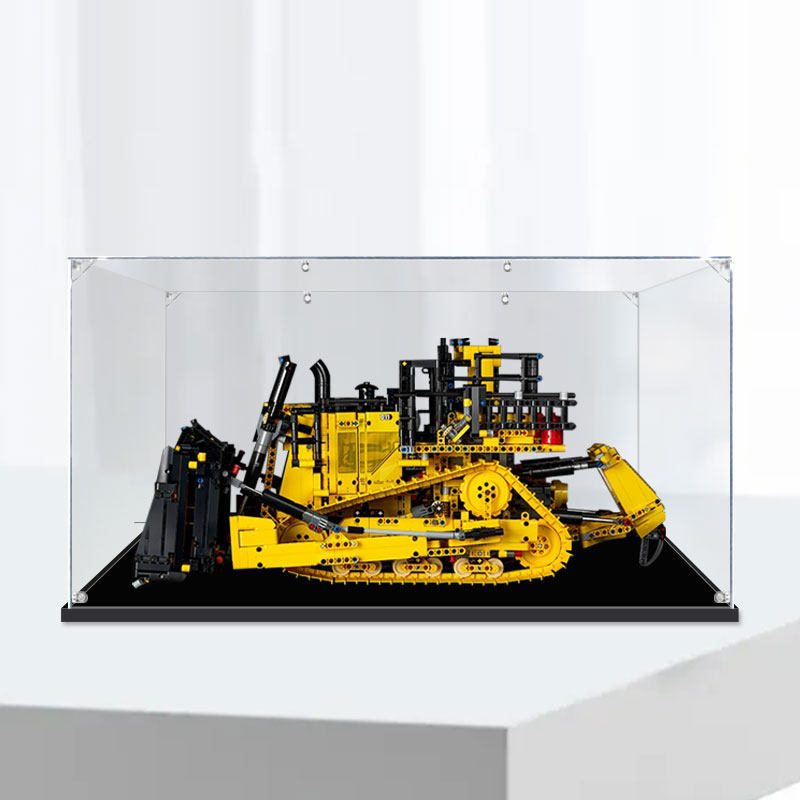 [กล่องแสดงโมเดล] เหมาะสําหรับ Lego 42131 Carterpillar D11 Bulldozer กล่องแสดงอะคริลิคกล่องเก็บของรูป