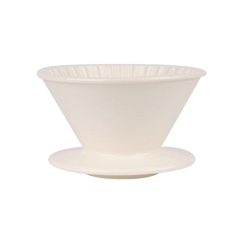 Watchget ถ้วยกรอง Made in Japan Minoyaki Hand Brew Coffee Conical v60 เซรามิคขนาดใหญ่กระดาษกรองช่องท