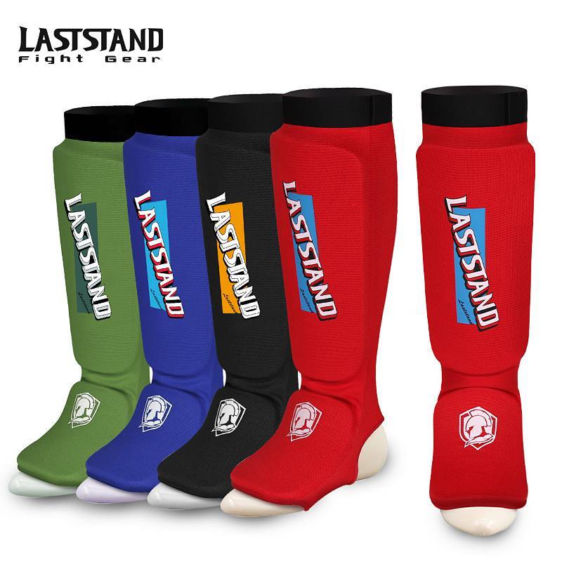 Professional Muay Thai Sanda Shank Protection Fighting Boxing Training Knitted Leggings Thickening A