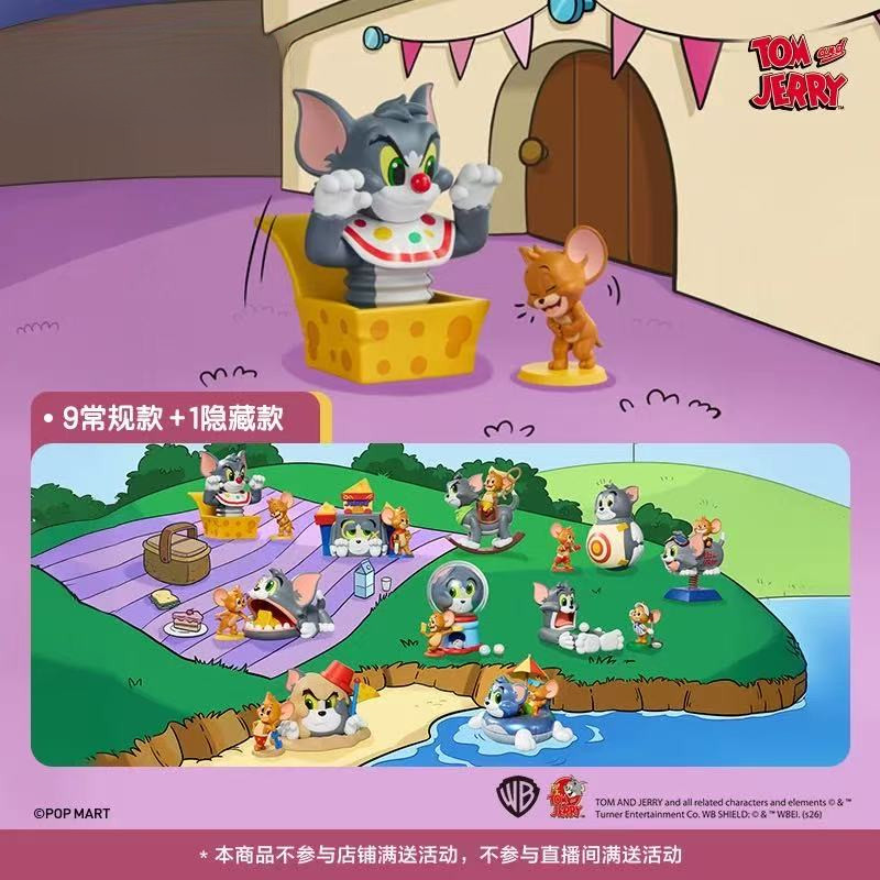 Tom and Jerry Series เครื่องประดับโมเดลของเล่นของขวัญเด็กผู้หญิง
