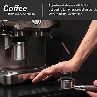 【ส่งเดี๋ยวนี้】COD 51/58mmอุปกรณ์จับกาแฟระดับมืออาชีพ: เข็มกาแฟผงกาแฟแหวนกาแฟกดถ้วยกาแฟผู้ถือเข็ม