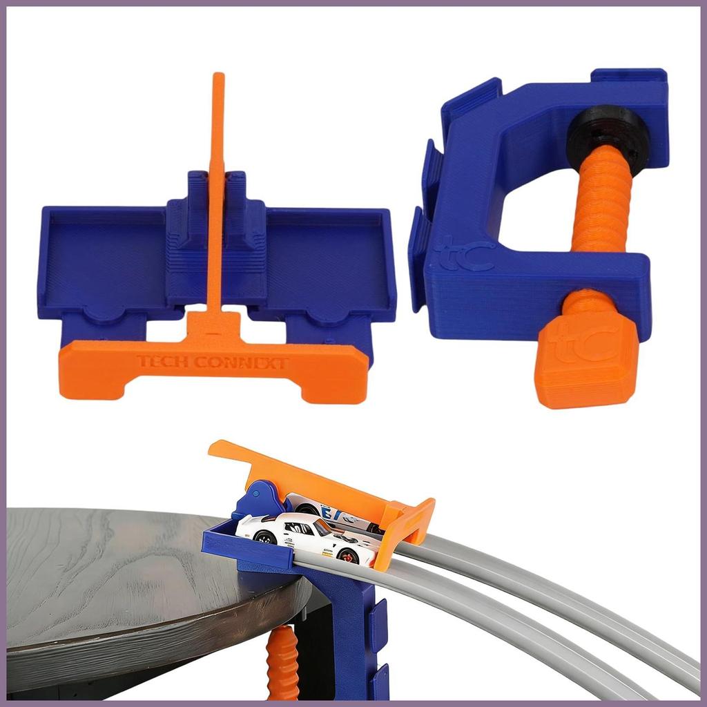 Two-Lane Start Gate Heavy-Duty Quick Connection Double Lane Clamp Track Connectors สําหรับหนุ่มๆสาวๆ
