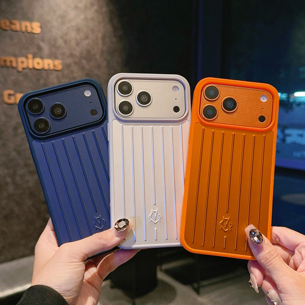 เหมาะสําหรับ Rimowa iPhone17promax เคสป้องกันโทรศัพท์มือถือสไตล์ใหม่ 16pro แม่เหล็ก Apple 17pro อลูม