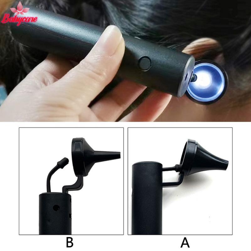 <BYCE-t>หู Pi LED โคมไฟมือ Earwax Remover โคมไฟ Earpi จมูกขี้ผึ้งทําความสะอาด Tweezer Otoscope มือถือไฟฉายเครื่องมือ